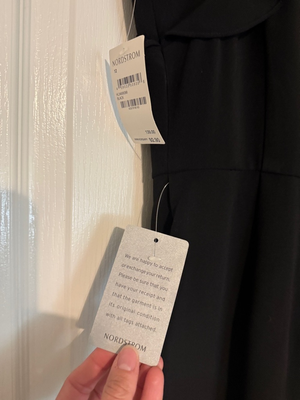 Chelsea28 Black Ruffle-Sleeve Midi Sheath Dress - Picture 3 of 3